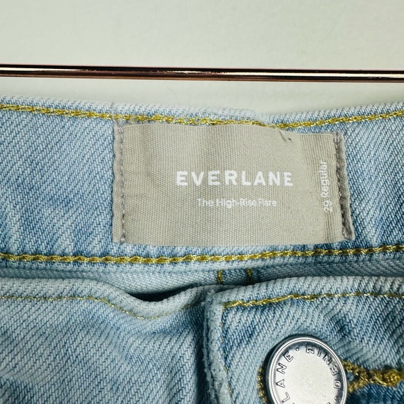 Everlane The High-Rise Flare Jeans in Fog Size 29 Regular - Picture 6 of 13
